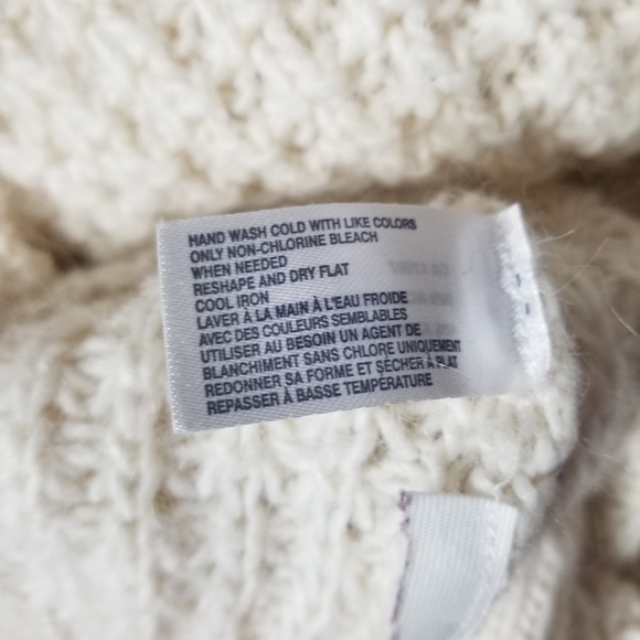 Gap Cowl neck knit Alpaca Sweater size large - Picture 3 of 3